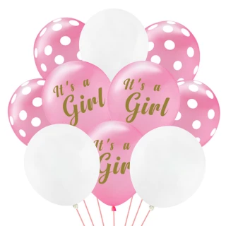 性別揭示Its a girl or boy男孩女孩派對氣球組1組(性別氣球 性別揭示 拍照道具 氣球佈置)