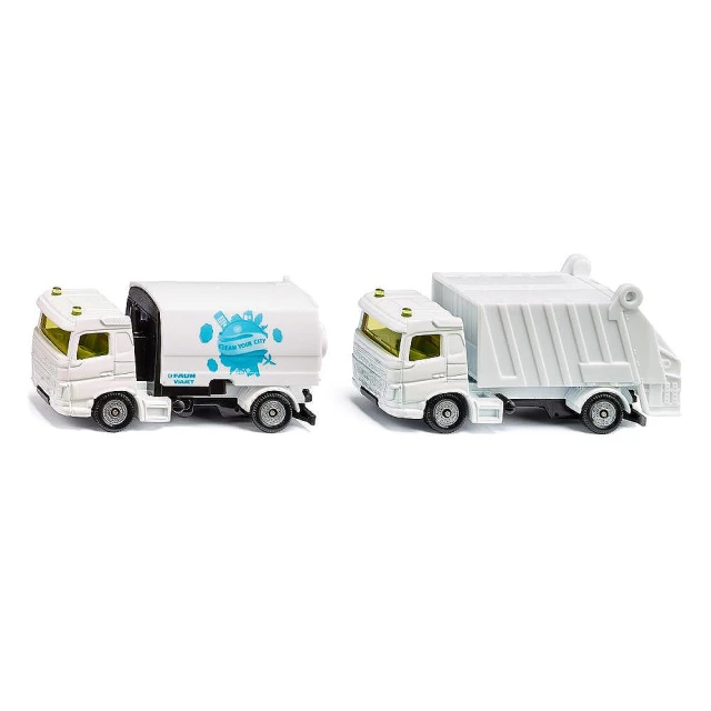 【SIKU】清掃車和垃圾車(小汽車)