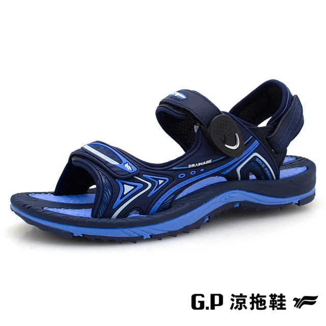 G.P 女款EFFORT+戶外休閒磁扣兩用涼拖鞋G2396W-藍色(SIZE:36-39 共三色)