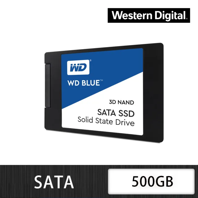 WD 威騰】藍標500GB 2.5吋7mm SATA 3D NAND 固態硬碟(WDS500G3B0A ...