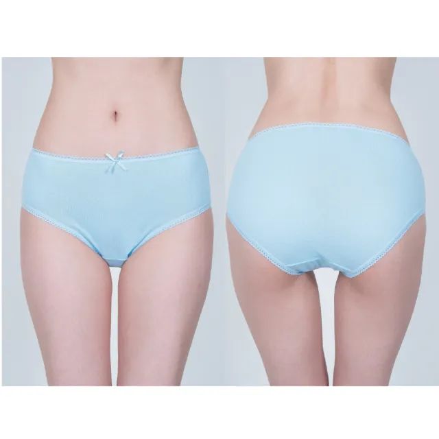 【細織姬ShiJuGi】六入組 純棉女三角褲 女內褲 中高腰(3色任選/ M-XL)