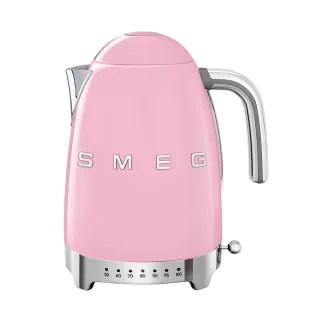 【SMEG】義大利控溫式復古電熱水壺-粉紅色(KLF04PKUS)