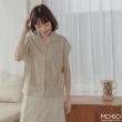 【MO-BO】小蓋袖插片翻領條紋上衣(上衣)