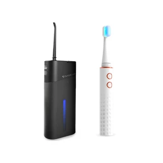 【Future Lab. 未來實驗室】OCare Clean 藍氧洗牙機+Cold White冷光白齒刷 白
