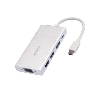 【ESENSE 逸盛】Esense Type-C TO HDMI 6合1 轉接器 01-ECH611(01-ECH611)