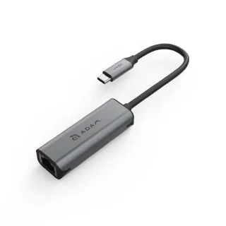 【ADAM 亞果元素】USB-C 對 2.5G Gigabit 高速乙太網路轉接器 CASA e2