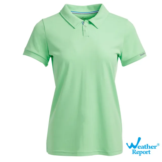 【Weather Report】吸濕抗菌女抽皺POLO衫-女款 / 薄荷綠(WM2204-02)