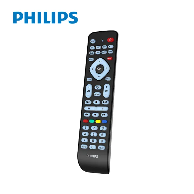 【Philips 飛利浦】8合1萬用遙控器-適用所有PHILIPS 3C家電(SRP2018/10)