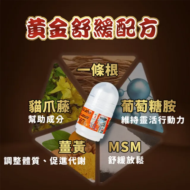 【薇爾艾伯】金門一條根按摩舒緩放鬆精油滾珠35ml-5入組(塗抹方便、即時舒緩)