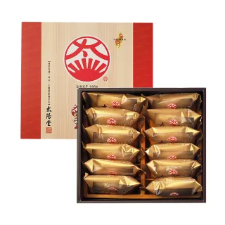 【太陽堂食品】傳統蜂蜜太陽餅12入*2盒/組(傳統蜂蜜-葷食  )