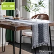 【Dido home】北歐風格 棉麻編織長桌巾桌旗 裝飾桌布-簡約(HM144)