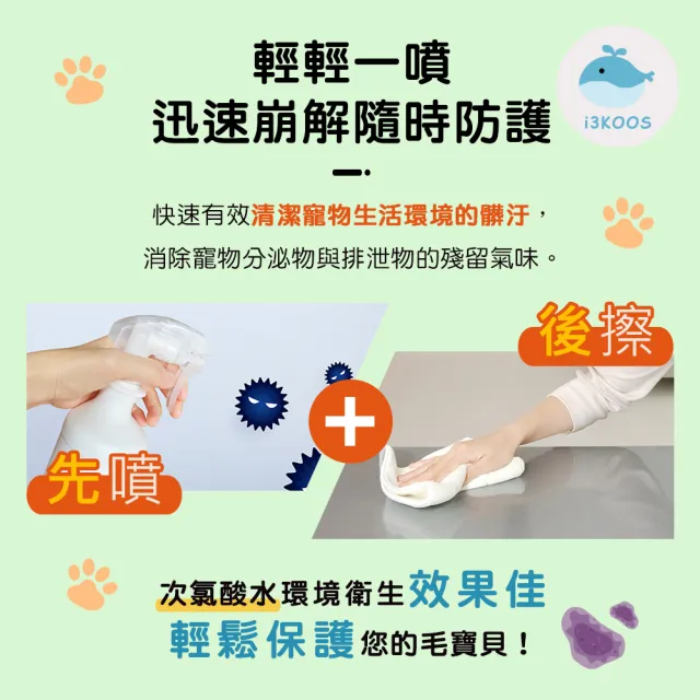 【BUBUPETTO】毛小孩次氯酸水濕紙巾24片-6盒組(次氯酸水 衛生 居家 貓 狗 毛小孩)