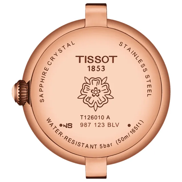 【TISSOT 天梭】官方授權 BELLISSIMA 羅馬石英女錶-26mm 開學(T1260103601300)