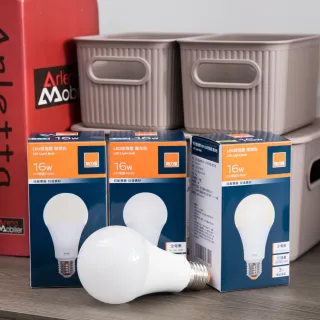 【特力屋】金耀16W LED球泡燈 白光
