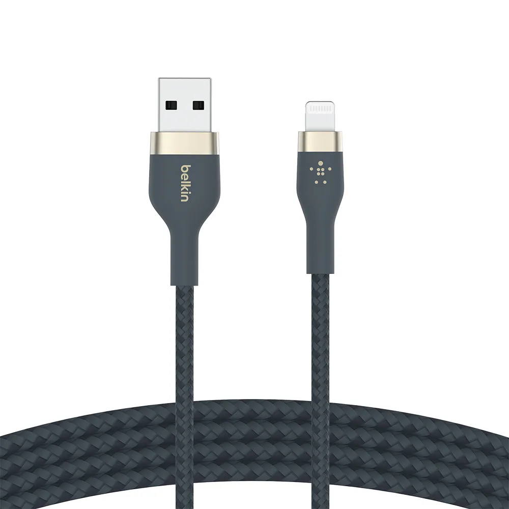 【BELKIN】BOOST↑CHARGE PRO Flex USB-A to Lightning傳輸線 1M(4色)