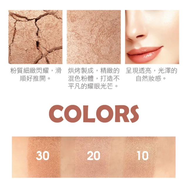 即期品【prettyByflormar】閃閃發光打亮修容餅/多款任選(即期良品)