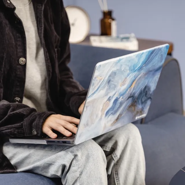 【SwitchEasy】MacBook 14吋 Marble 大理石保護殼(支援最新2026 MacBook Pro 14吋(M5))