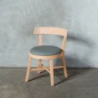 【H&D 東稻家居】簡約圓潤舒適實木椅(簡約風 圓潤 實木椅 舒適)