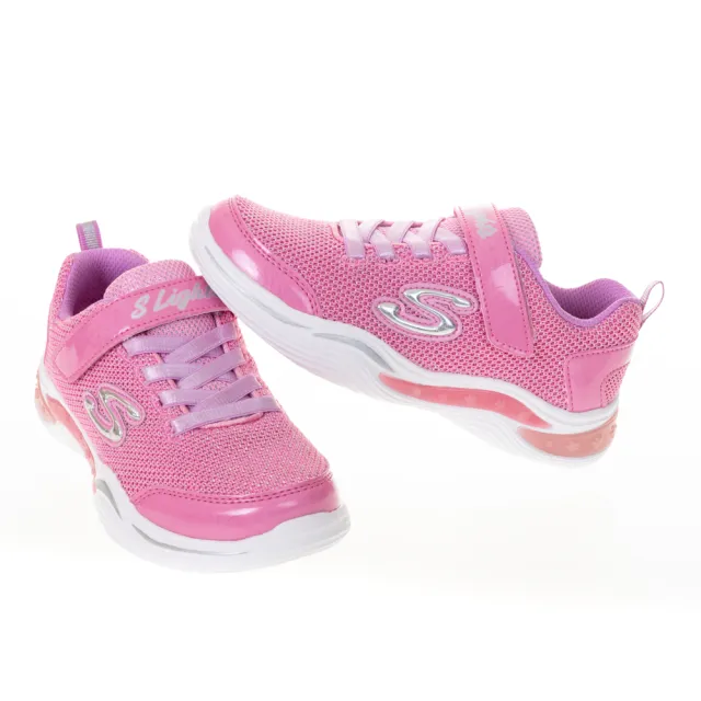 【SKECHERS】女童鞋系列 燈鞋 POWER PETALS(996472LPKMT)