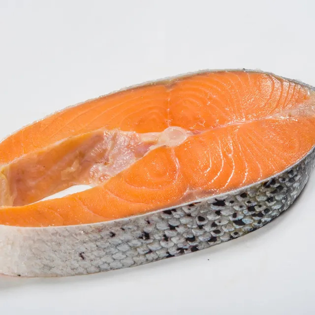 【鮮綠生活】帝王級特厚智利鮭魚切片 8包(380g±10%/片包冰率15%-凍)