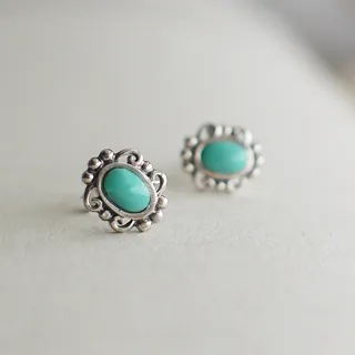 【BLUMA】古典奢華復古雕花耳環 伊莉莎白純銀耳環(釘式耳環 歐風精緻優雅 飾品禮盒 七夕禮