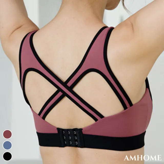 【Amhome】爆款網美美揹運動防震背心內衣#111887現貨+預購(3色)