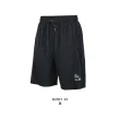 【FIRESTAR】男彈性訓練籃球短褲-五分褲 針織 吸濕排汗 慢跑 路跑 運動 黑(B2007-10)