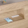 【文創集】羅麗   橡木紋3.5尺單人床頭箱(不含床底＋不含床墊)