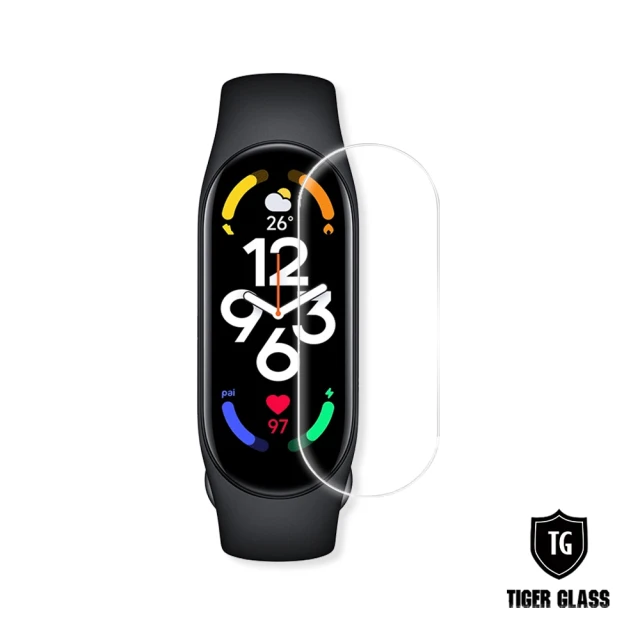 【T.G】小米手環7代 高透3D防爆水凝膜螢幕保護貼(2入)