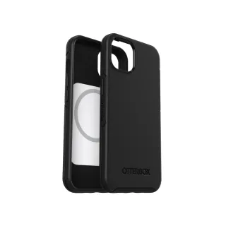 【OtterBox】iPhone 13 6.1吋 Symmetry Plus 炫彩幾何保護殼-黑(Made for MagSafe 認證)