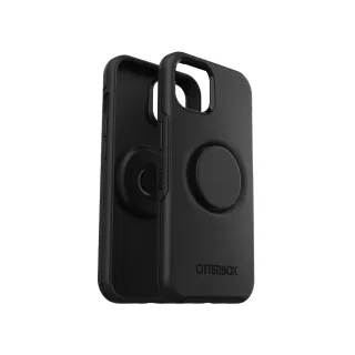 【OtterBox】iPhone 13 6.1吋 Symmetry炫彩幾何泡泡騷保護殼(黑)