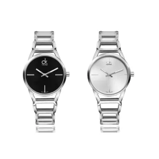 【Calvin Klein 凱文克萊】CK 簡約簍空鏈帶錶 手錶 腕錶 過年/新年(共2款)