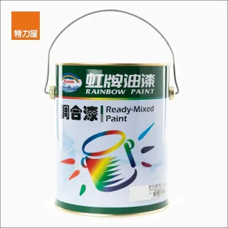【虹牌】彩虹屋調合漆有光 黑色 1G