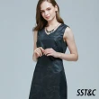 【SST&C 出清２折】黑色印花V領洋裝8561809004