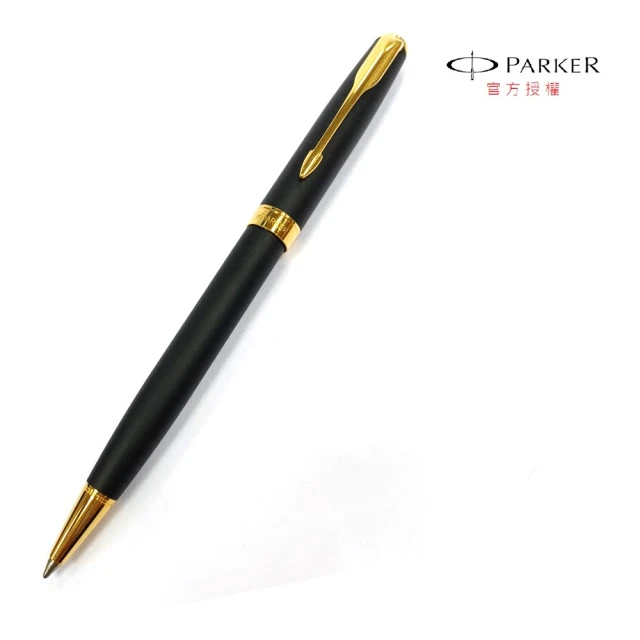 【PARKER】08黯黑金夾原子筆