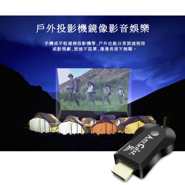 【DW 達微科技】第十代尊享4K版四核心 AnyCast雙頻5G全自動無線影音鏡像器(附4大好禮)