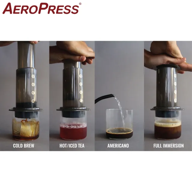 【FELLOW】AeroPress 新版紅字2023版愛樂壓＋Prismo濃縮咖啡萃取器(新版紅字2023版)