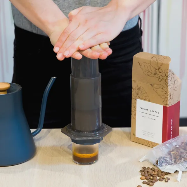 【FELLOW】AeroPress 新版紅字2023版愛樂壓＋Prismo濃縮咖啡萃取器(新版紅字2023版)