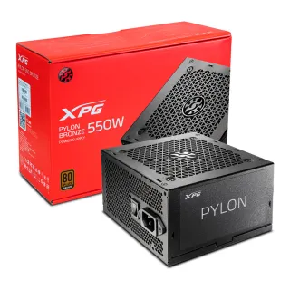 【XPG】威剛 550瓦 80PLUS銅牌 電源供應器(CORE PYLON 550W)