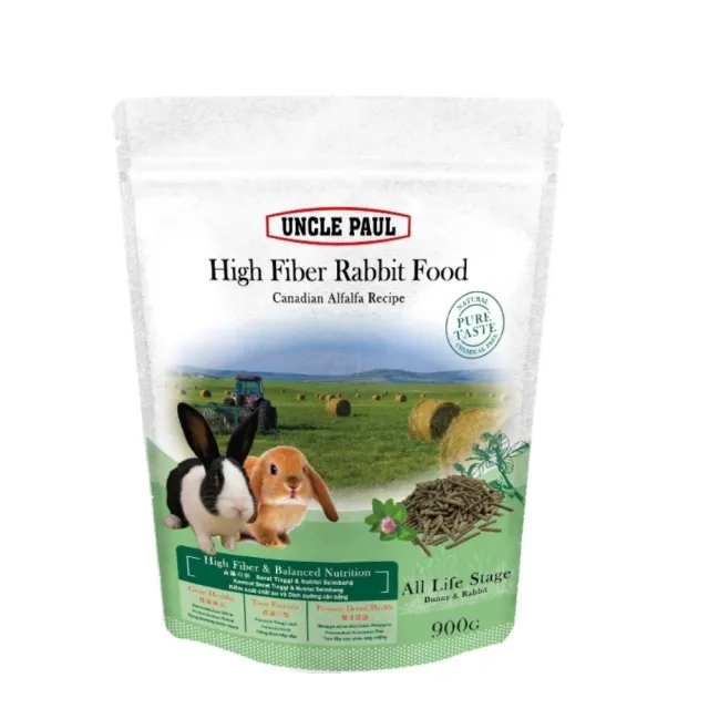 【UNCLE PAUL 保羅叔叔】高纖兔料 900g*6入組(兔飼料)