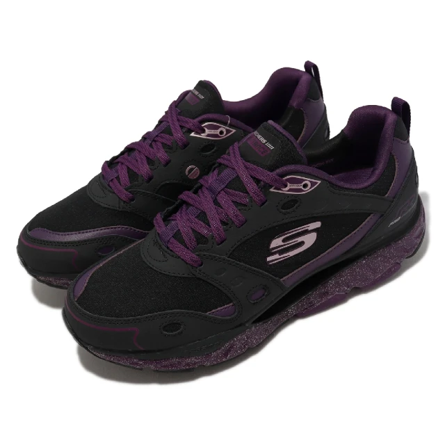 【SKECHERS】慢跑鞋 Pro-Resistance-Agile SRR 黑 紫 女鞋 超回彈 緩震 運動鞋(896066BKPR)