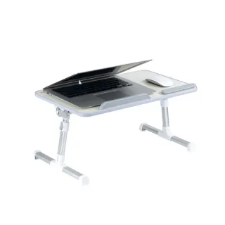 【賽鯨 SAIJI】A6L平板筆電桌-灰 大號(床上桌/懶人桌/電腦筆電桌/摺疊書桌)