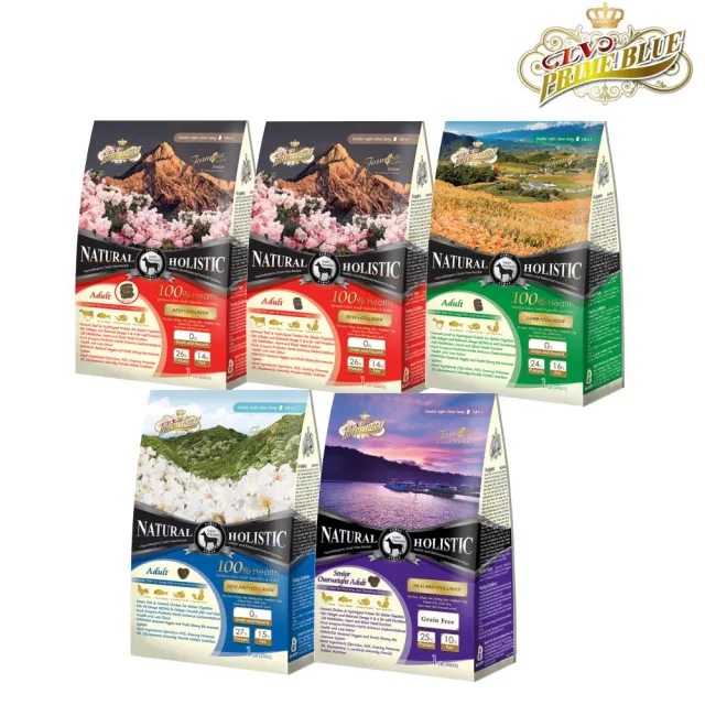 【藍帶】無穀濃縮天然狗糧1lb/ 450g*3包組(狗飼料、犬糧)