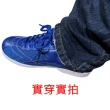 【DJ80嚴選】台灣Ackino 飆藍-透氣網眼保齡球鞋-右手鞋(AK-55 右手專用-台灣製)