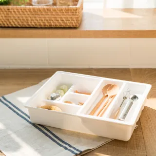 【德德小品集】韓國 雙層式 可移動桌上辦公文具餐具器具收納格(整理架 抽屜收納 廚房收納 餐具收納)