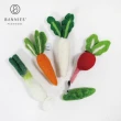 【BANNIES】尼泊爾 手作羊毛氈 蔬菜造型磁鐵 5入組(羊毛氈磁鐵 超可愛蔬菜造型 居家時尚配件)