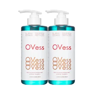 【OVess 歐汎維斯】沁玫瑰保濕修復洗髮精475mlX2