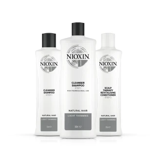【NIOXIN 耐奧森】頭皮清潔三件組(300ML*2+1000ML*1公司貨)