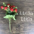 【園藝世界】尤加利小玫瑰-3束(人造花束/玫瑰)