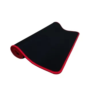 【ENABLE】專業大尺寸辦公桌墊/電競滑鼠墊-紅色(30x60cm/精密鎖邊/不捲邊不變形/強韌耐用)